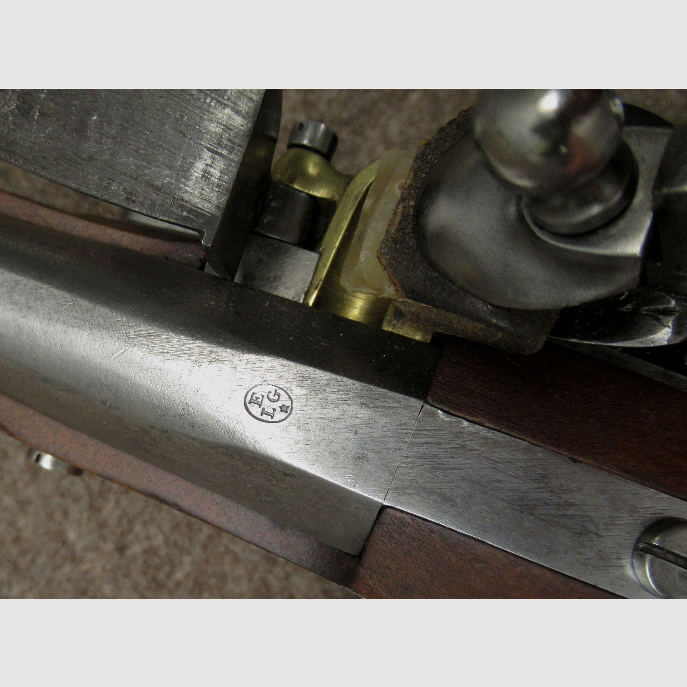 AB-36 Steinschlosspistole BEURET FRERES mod. 1817 Kal. 18mm, Bild 4 von 5