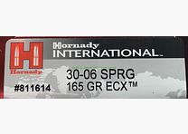 Hornady ECX - lead-free - 165grs