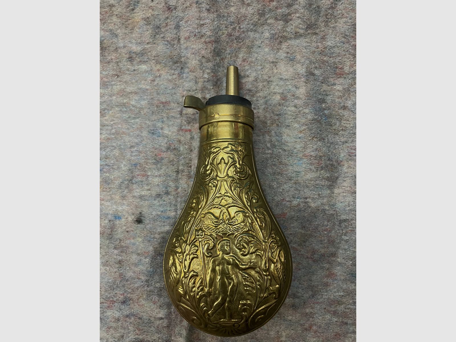 Pulverflasche mit Motiv