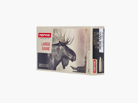 Norma .308 Norma Mag. Oryx 180 gr. - 20 pz.