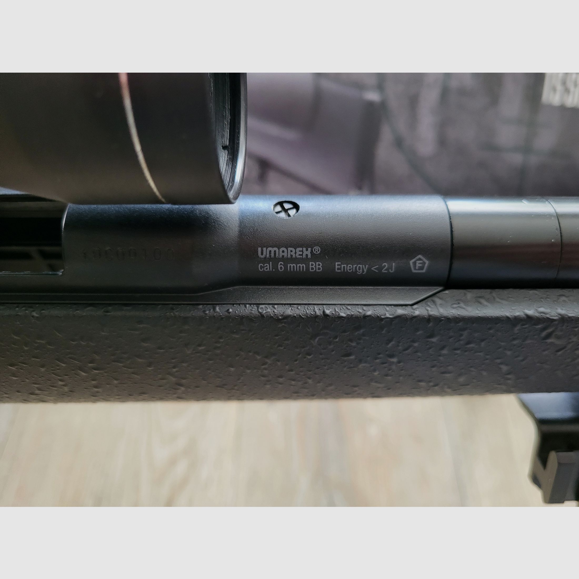 UMAREX Super X-9 Bolt Action Snipergewehr Springer 6mm BB schwarz  Metall Zielfernrohr 4x40 