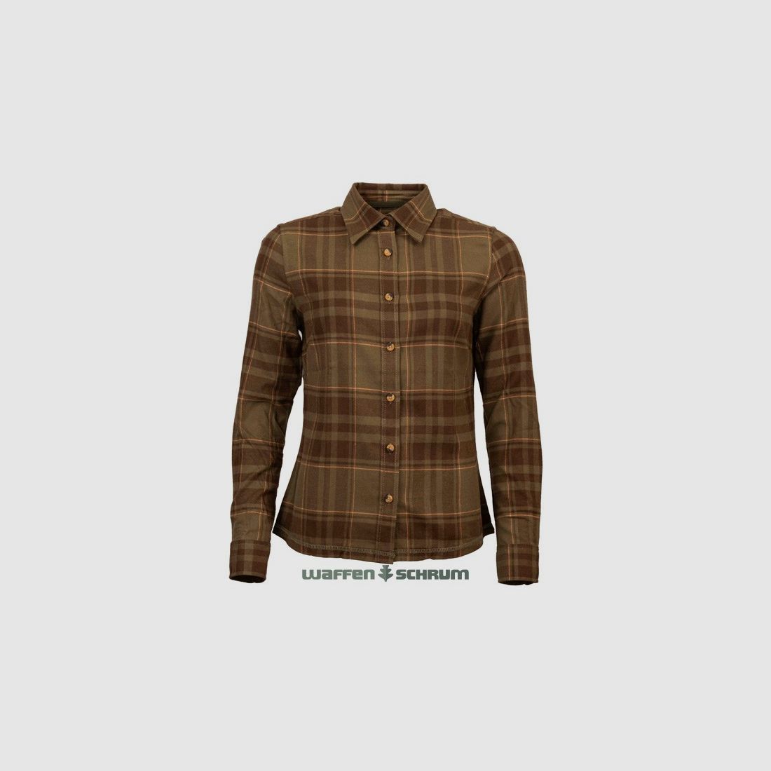 Böcker Bluse Flanell Carla Oliv