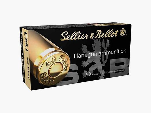 SELLIER & BELLOT - .40S&W FMJ-FLAT - 180GRS. - 50 SCHUSS