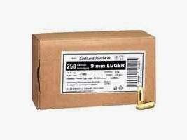 Sellier & Bellot	 9mm Luger S&B FMJ 124 grs - 250 Stk