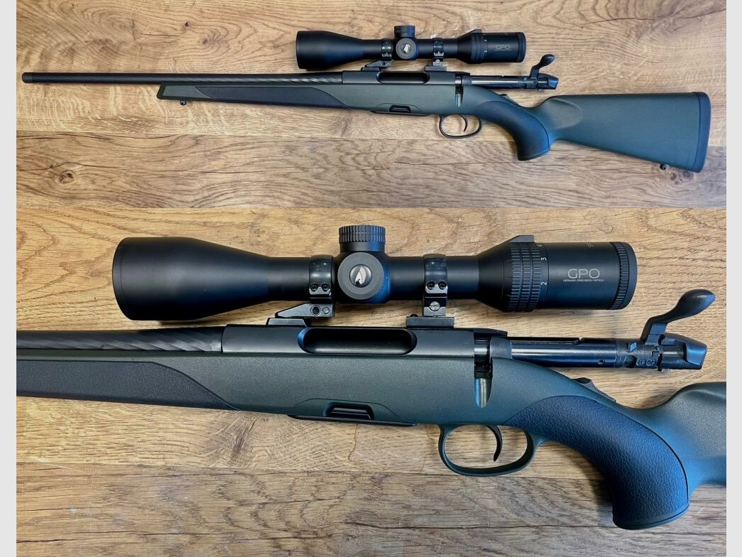 Steyr Mannlicher SM12 SX Links mit GPO Zielfernrohr
