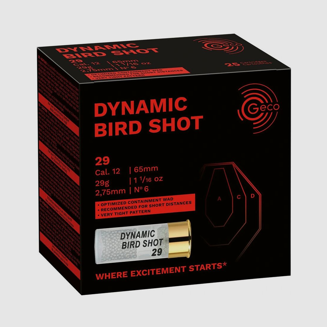 Geco 12/65 Dynamic Bird Shot 29