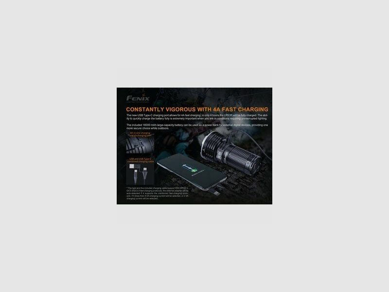 Fenix LR50R LED Taschenlampe