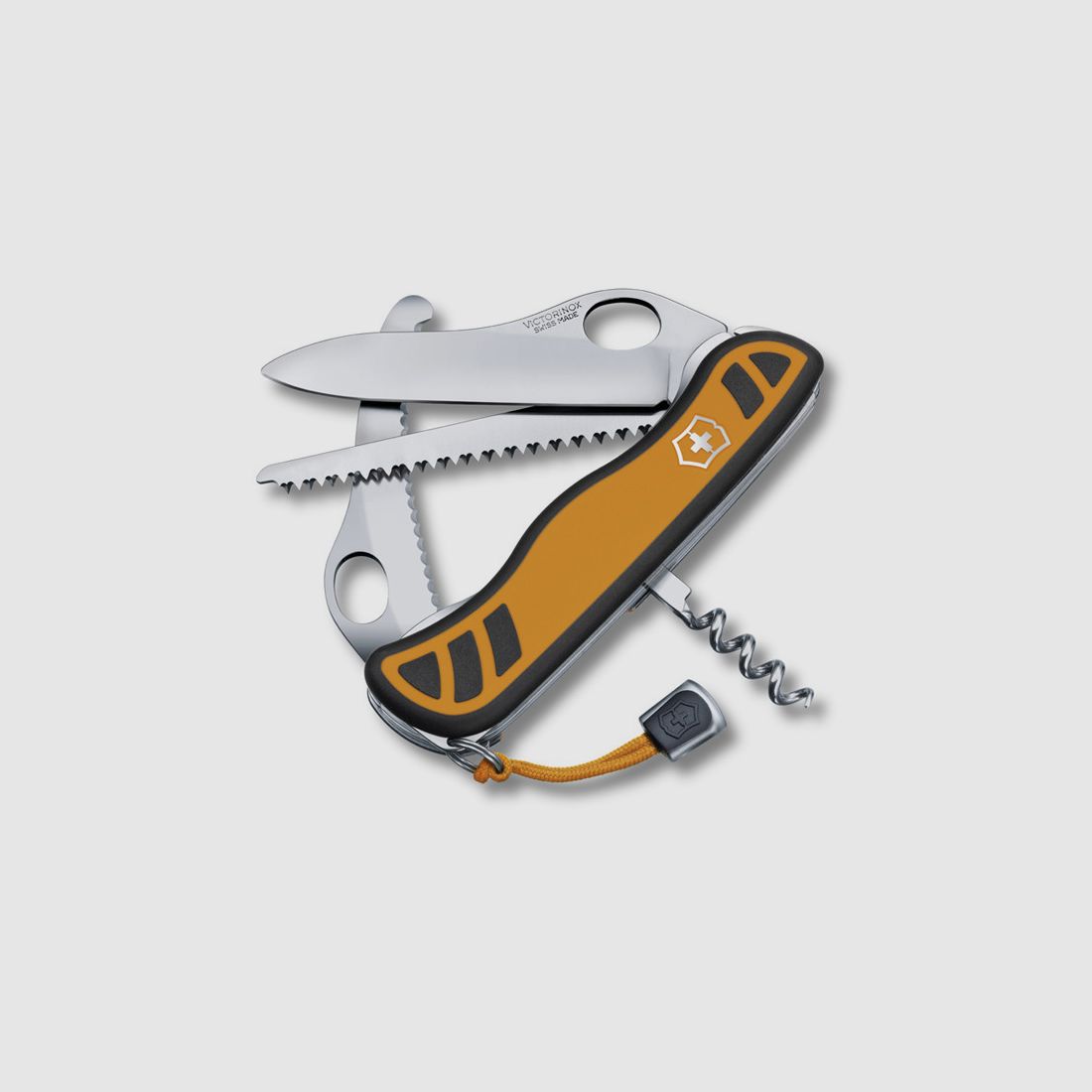 VICTORINOX ONE HAND ORANGE-BLACK