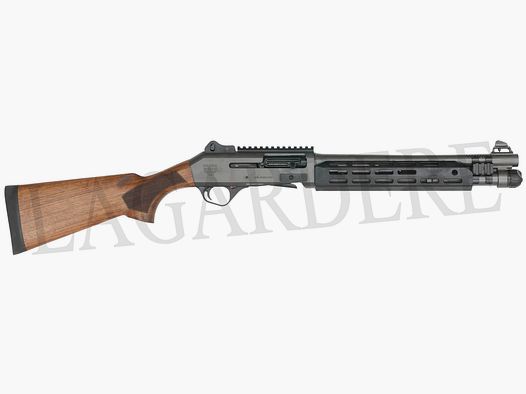 PANZER ARMS USA M4 SPEED PRO TAC GRAU HOLZ 14,5" (SEMI-AUTO MILITÄRFLINTE MIT GLATTEM LAUF)