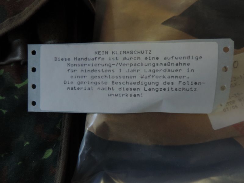 Signalpistole - GECO - Bundeswehr - Kaliber 4 - mit Zubehör - ORIGINAL verpackt - ungeöffnet - NEU -