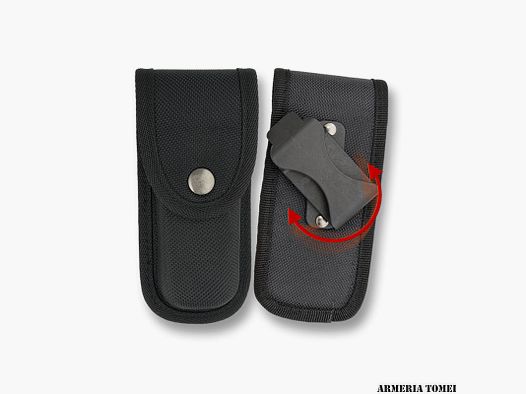 BARBARIC – wyściełany obrotowy pokrowiec 14,5cm - CZARNY