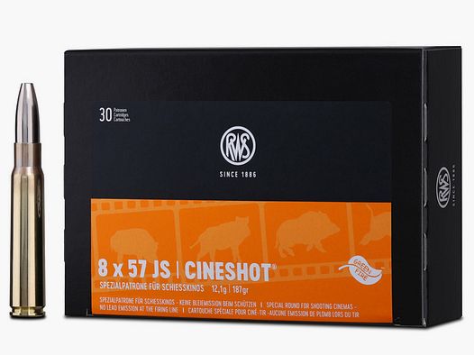 RWS 8x57JS Cineshot 12,1g - 187gr 30er Pck.