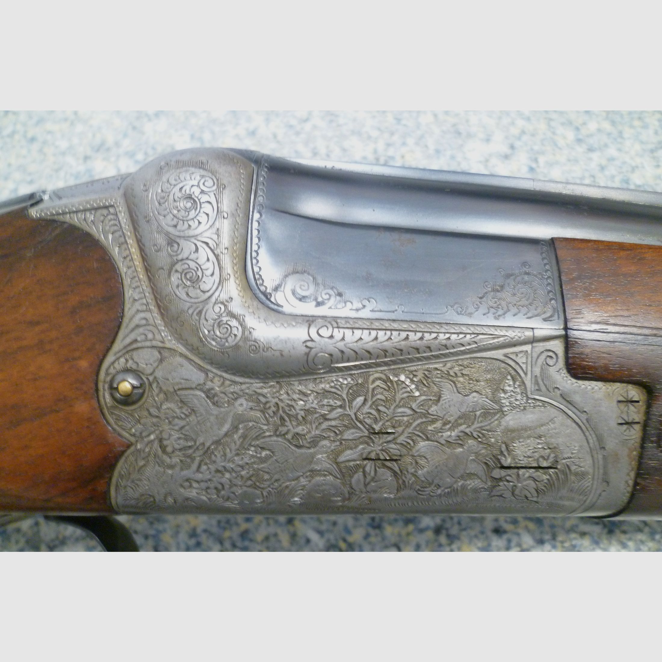 Fusil à deux canons superposés Merkel Suhl 16/70