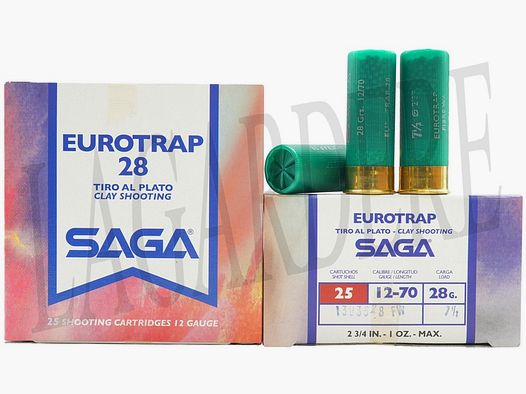 SAGA EUROTRAP 28 7,5 FILZ (PATRONEN MIT SCHROT)