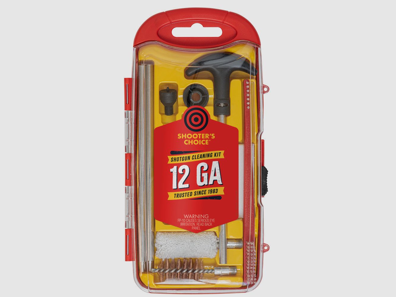 Shooter's Choice 12 Gauge Gun Cleaning Kit incl. FP-10 CLP + Adapter 8-32→5/16-27 (SHF-SRK-12)