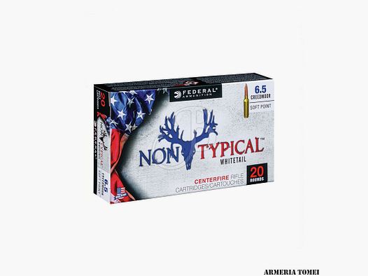 FEDERAL – 6.5 CREEDMOOR 140GR SP -65CDT1
