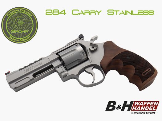 Neuwaffe: SPOHR  284 Carry Stainless 4 Zoll Revolver Made in Germany