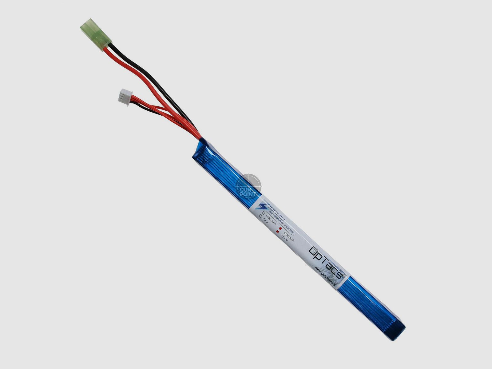 OpTacs LIPO 1000mAh 11.1V 25C Micro TAMIYA
