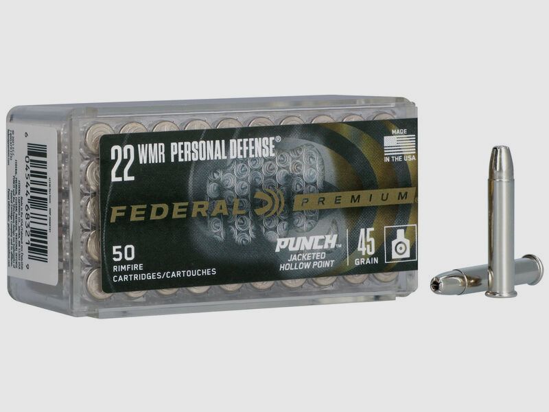 Federal Premium Personal Defense Punch .22 Mag. 40GR JHP 50 patronen