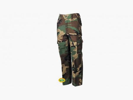 MILSPEC Pantaloni Militare Woodland bimbo