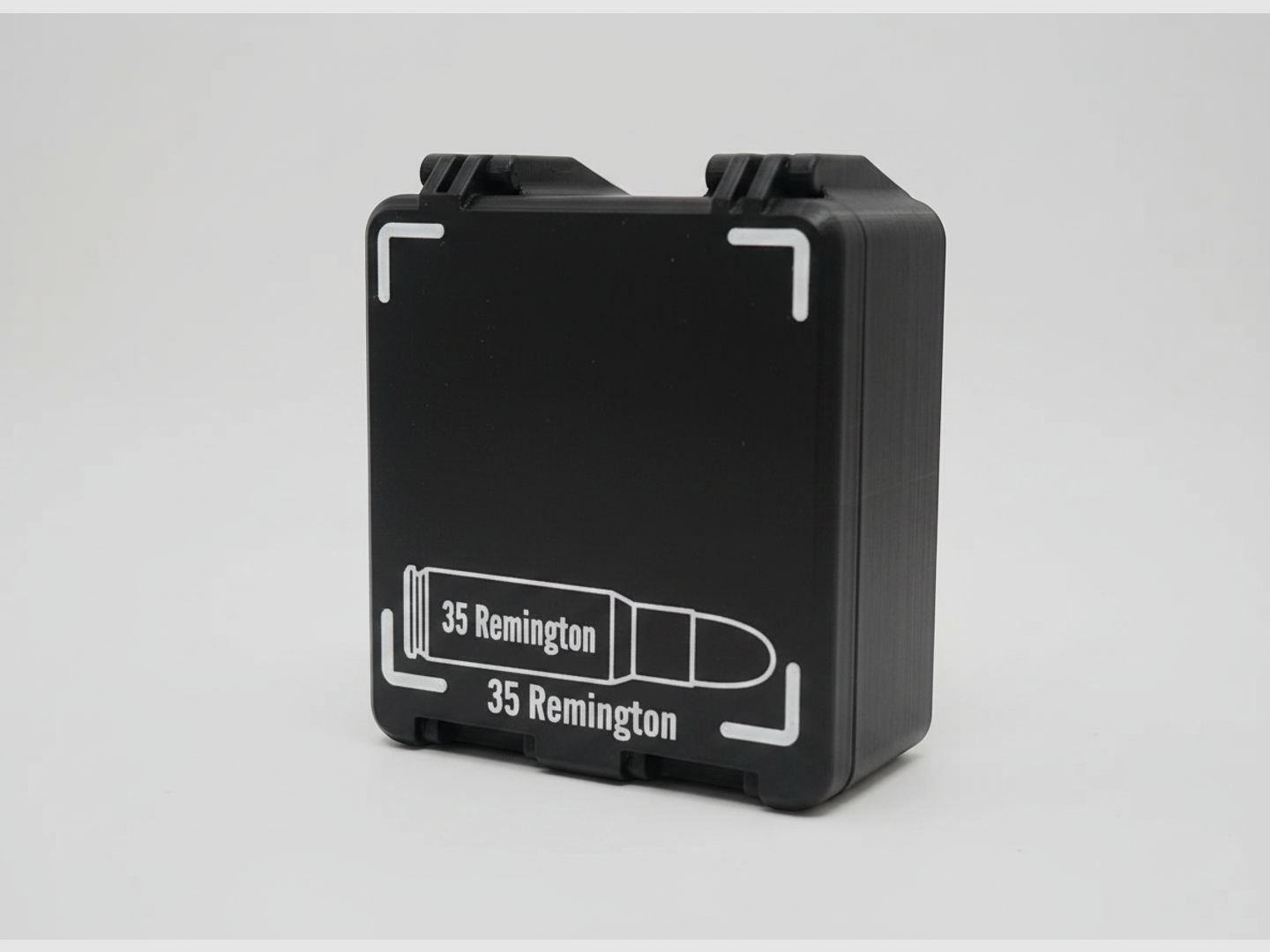 Filamelt Munitionsbox / 35 Remington / 'Klapp- / Rastdeckel' / Patronenbox, Ammo Box