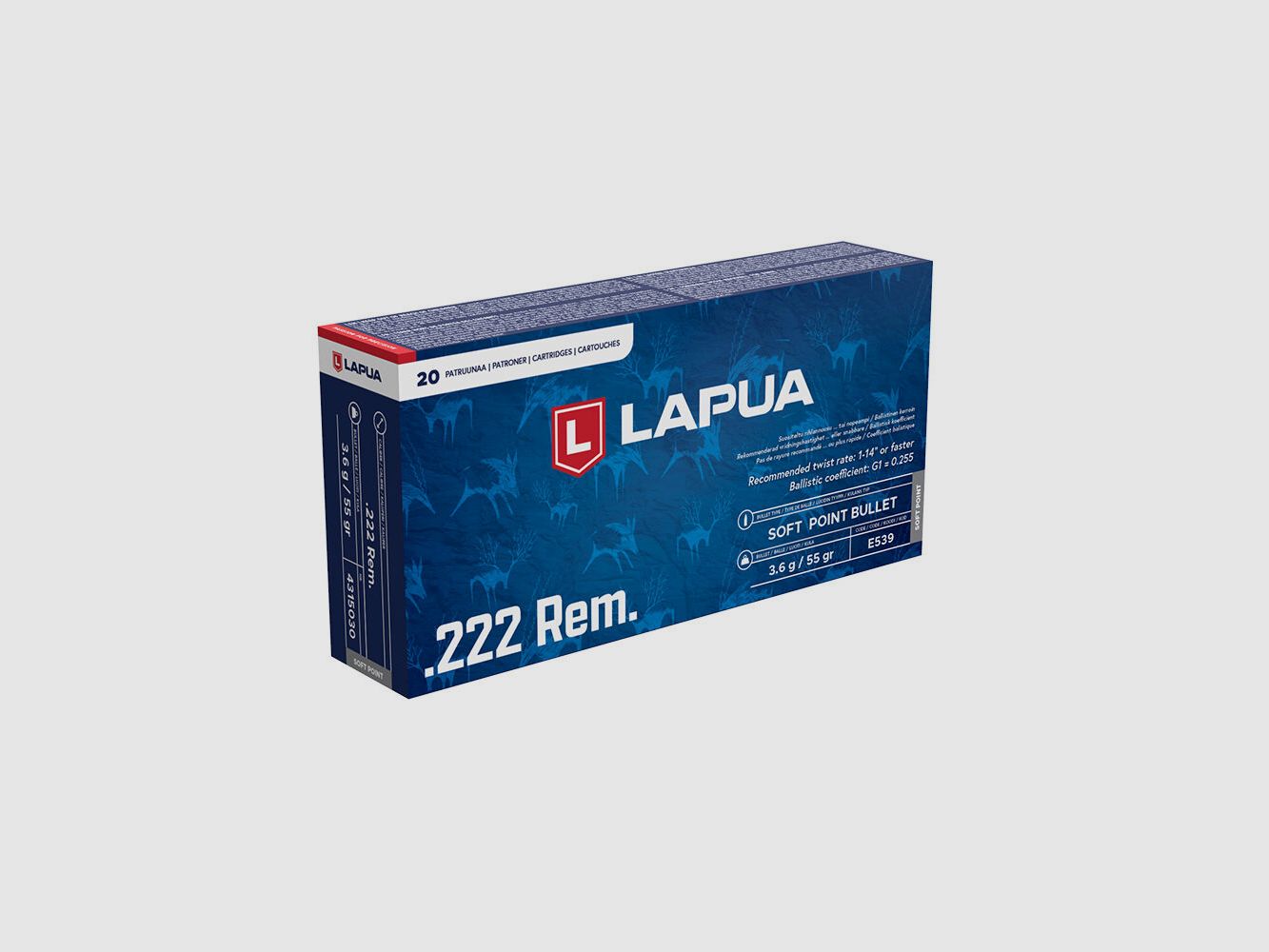 Lapua SP 3,6g / 55gr 20 Schusss