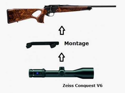 Blaser R8 Success + Zeiss V6 2,5-15x56 M + Montage + ... / Pack complet