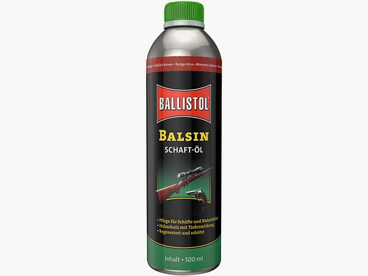 BALLISTOL Balsin shaft oil – reddish brown (500 ml can)