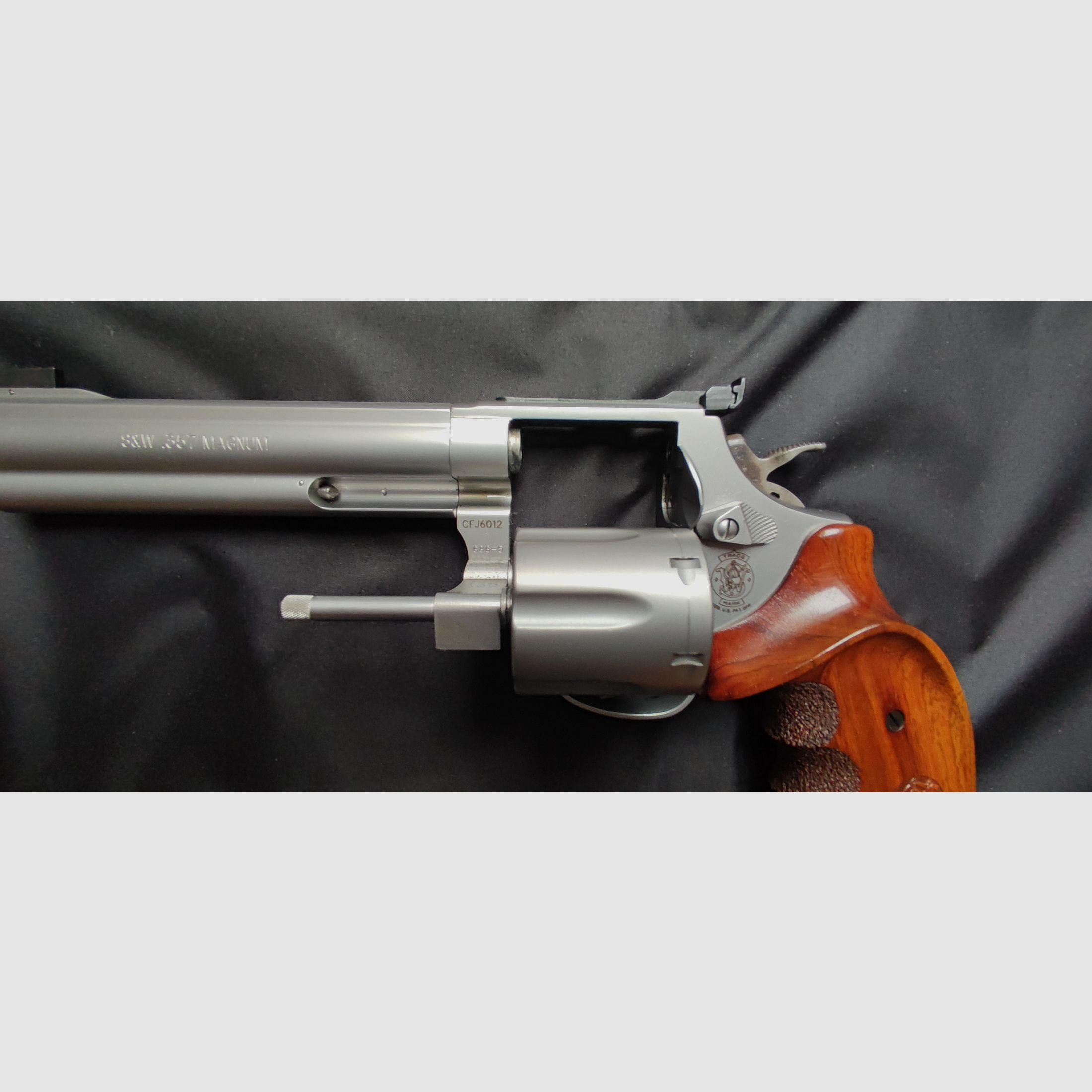 Smith & Wesson (S&W) 686 Target Champion .357 Mag. Revólver de acero inoxidable