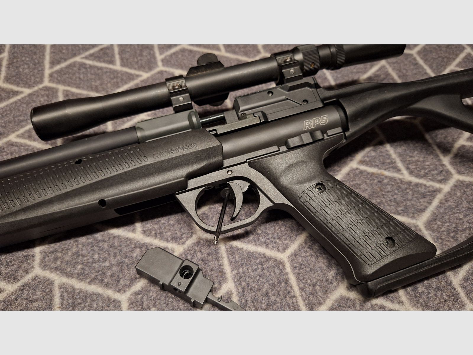 Umarex RP5 5,5 mm CO2 Pump Action Carbine Kit - zeldzaamheid!
