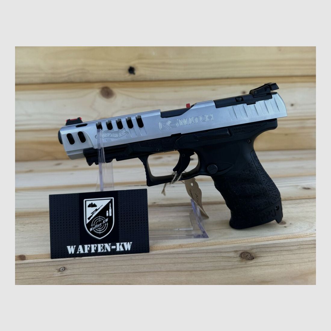Demonstration weapon Walther semi-automatic pistol Q5 Match Champion 9x19 INT. 15R in 9mm Luger