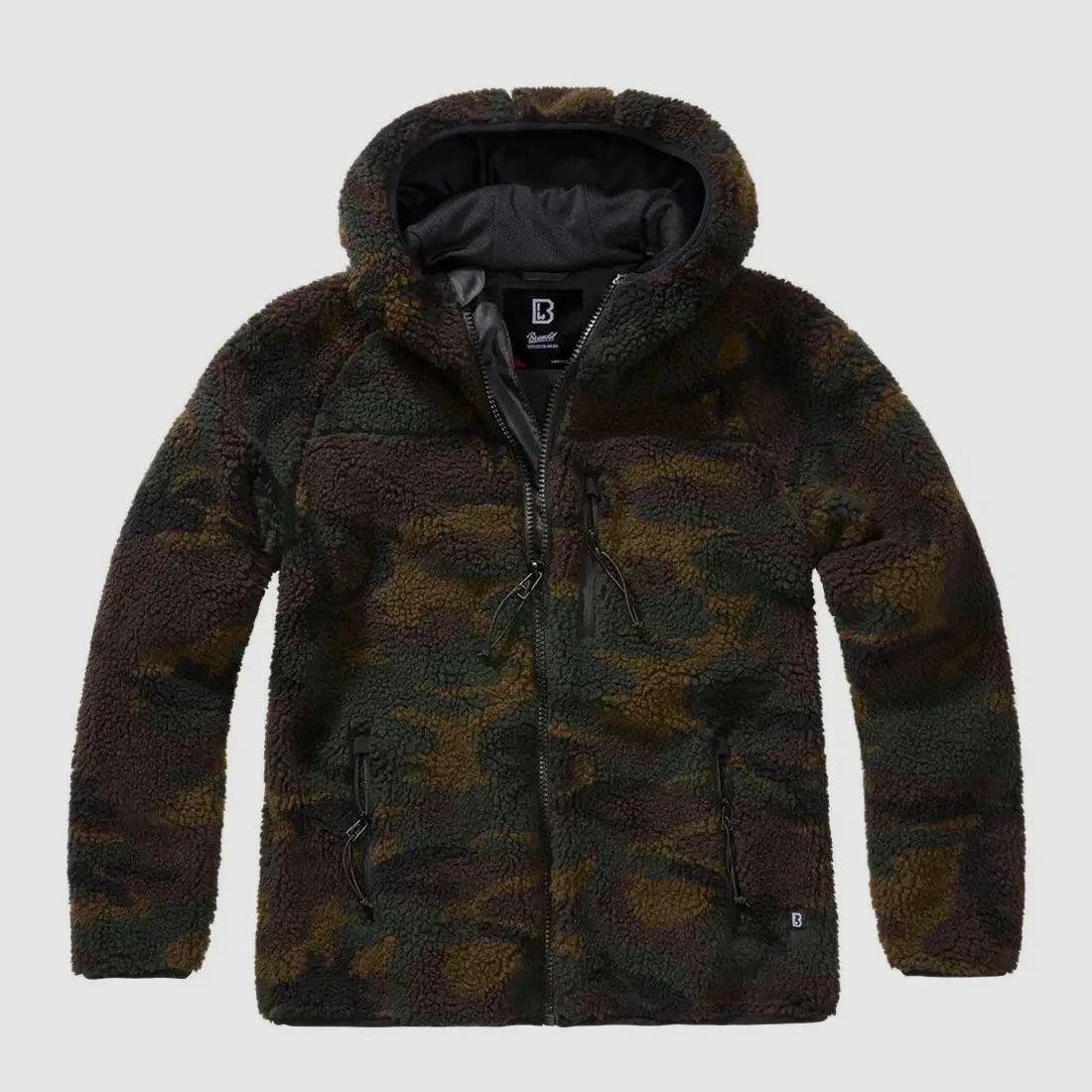 Brandit Brandit Jacke Teddyfleecejacket Hood Frauen - Woodland / XL Damen