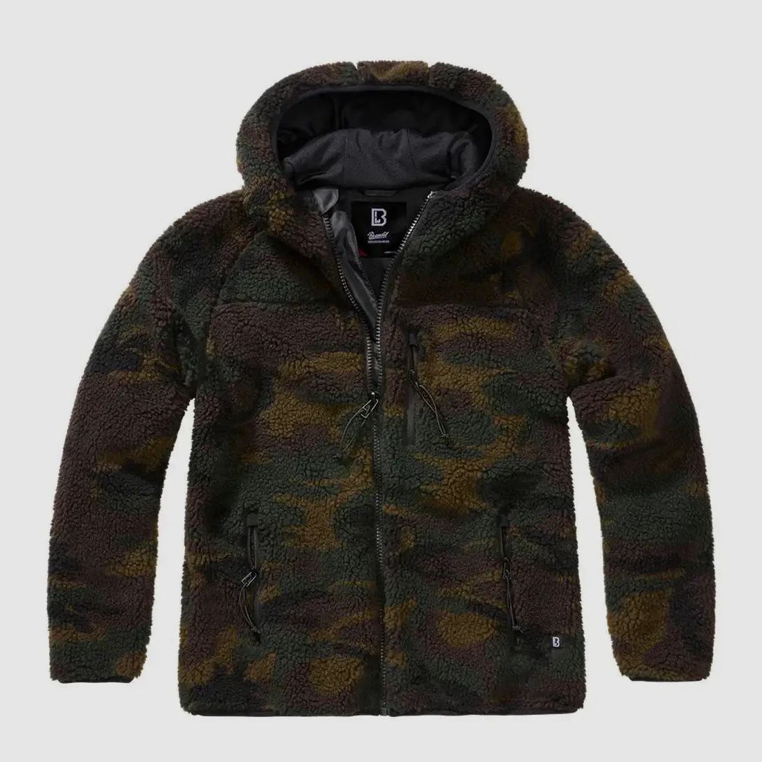 Brandit Brandit Jacke Teddyfleecejacket Hood Frauen - Woodland / XL Damen
