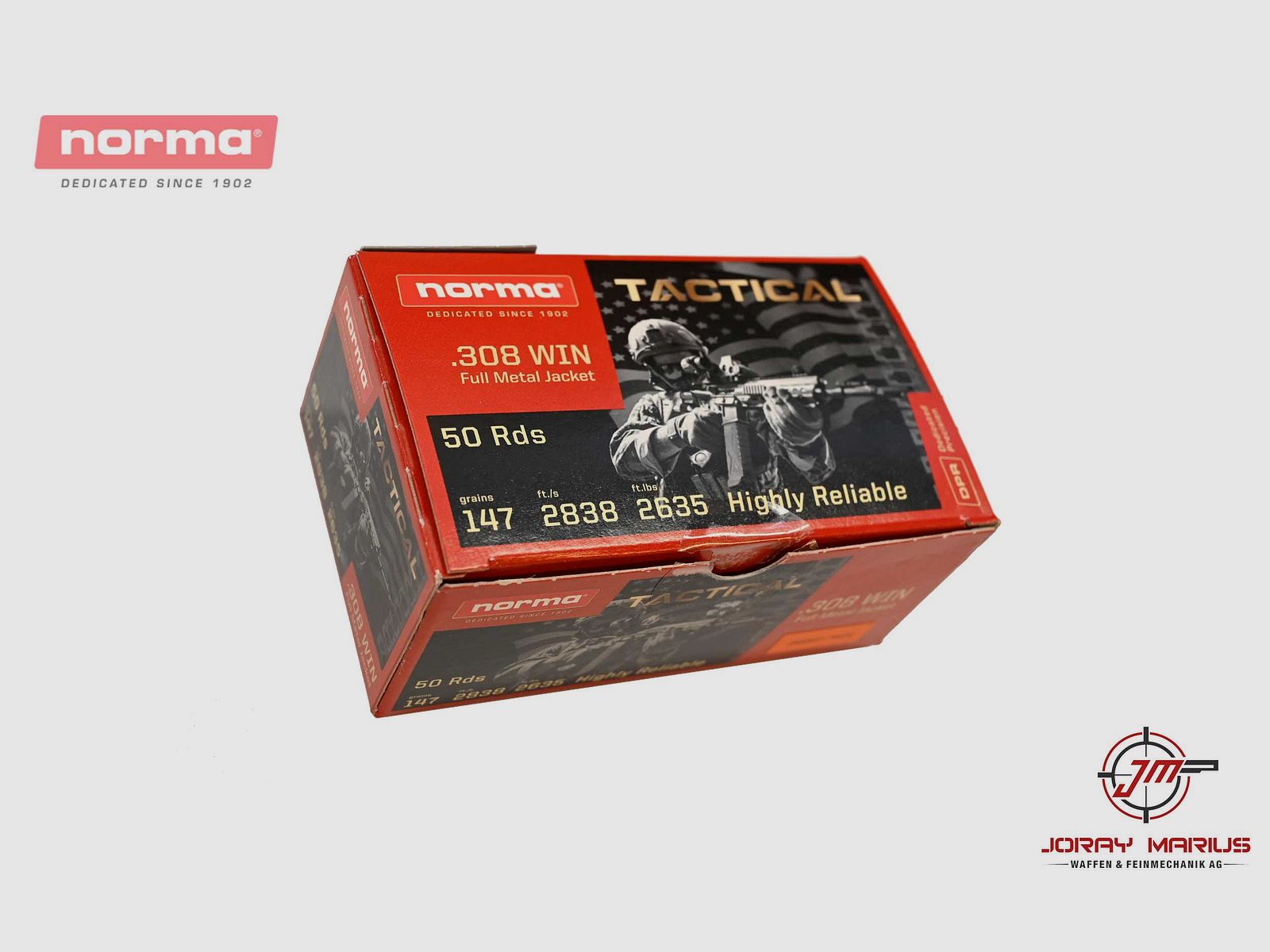 .308 Win Norma Tactical 147gr FMJ, Bild 1 von 2