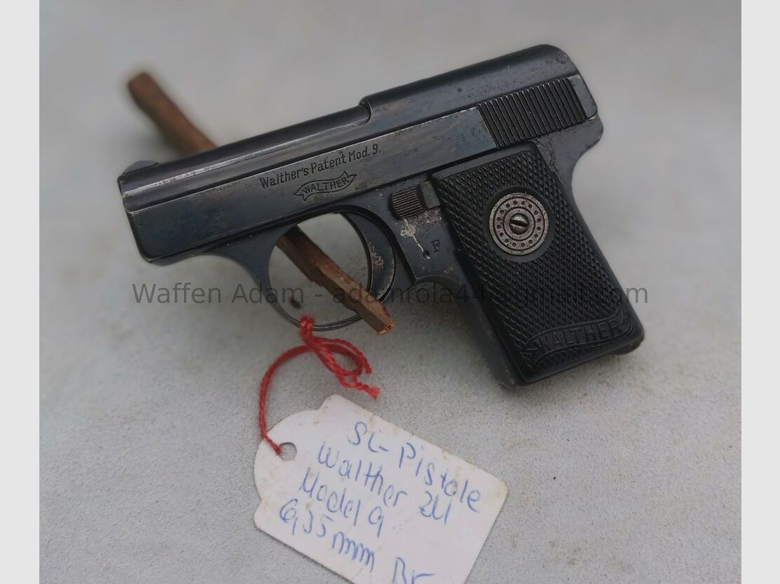 Pistolet de poche Walther modèle 9, image 1 sur 3