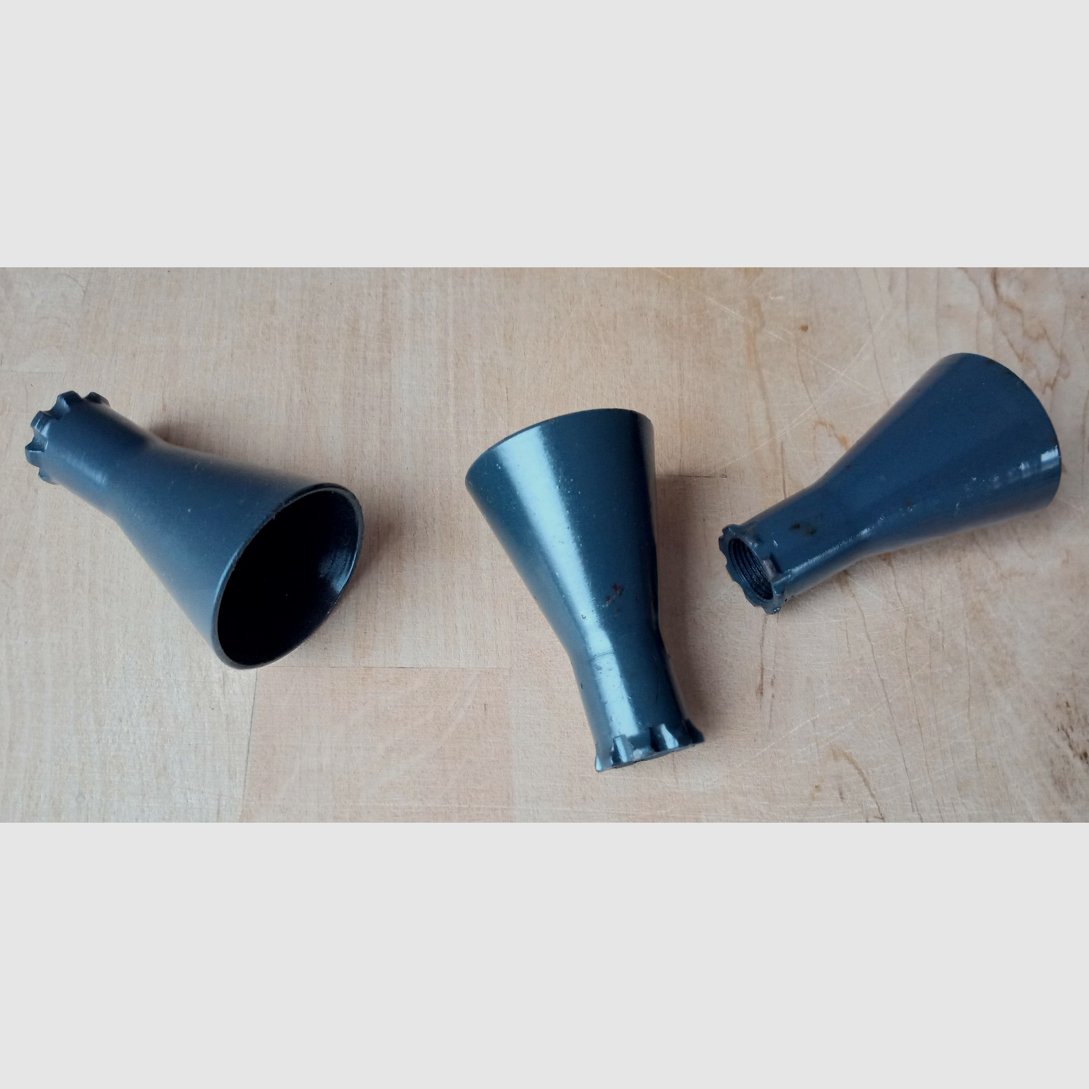 Original Samopal SA VZ.58 14x1 Meinungsverstärker in Blau-Grau  / Metrisch RH Rechtsgewinde / Flash Hider Mündungsfeuerdämpfer / ideal für CSA Sporter Carbine