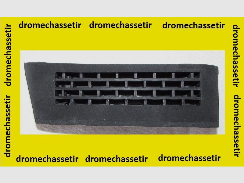 Sehr dicke 45mm Rückstoßplatte, schwarz, Bild 1 von 4