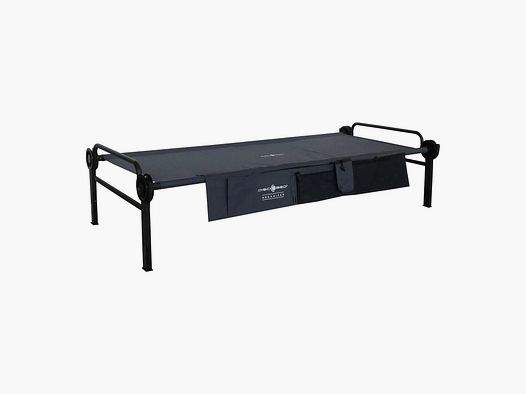 Disc-O-Bed Feldbett XLT Single Edition mit Seitentasche anthrazi