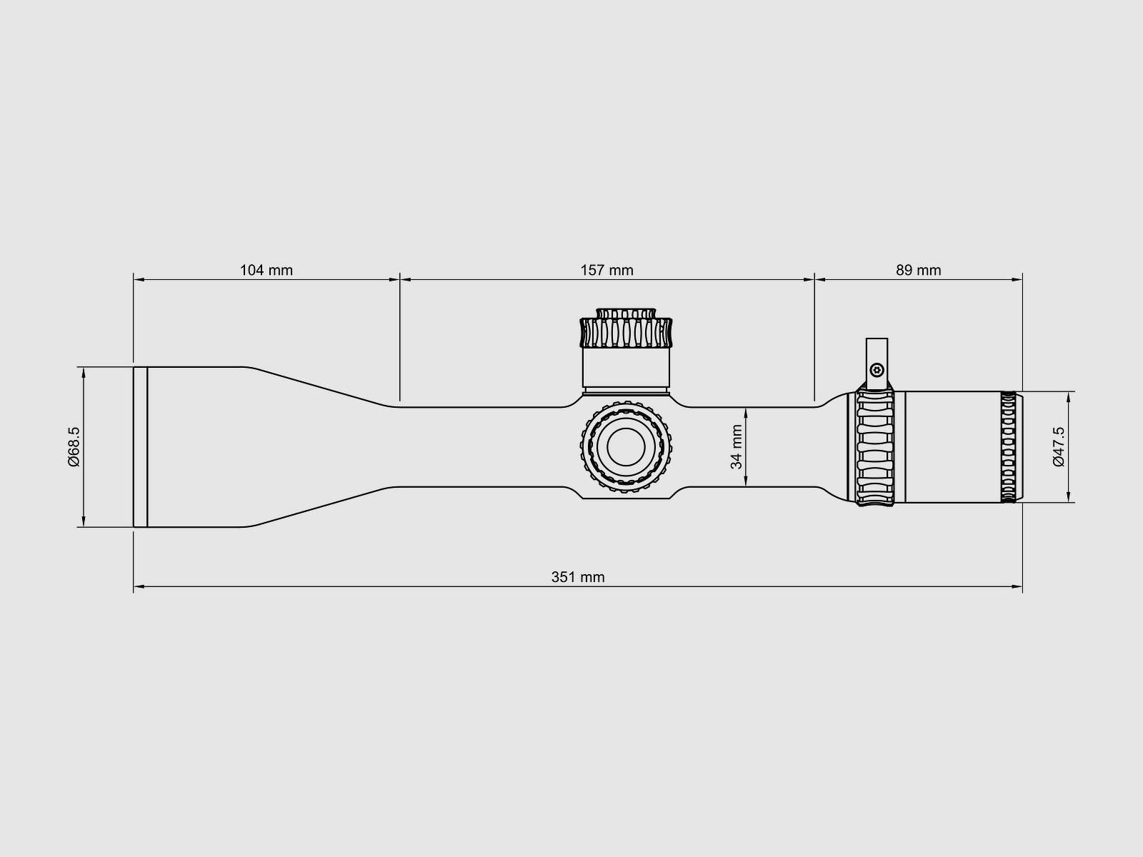 Heimdall T10Xi 4-40x60 | Long Range Precision Riflescope