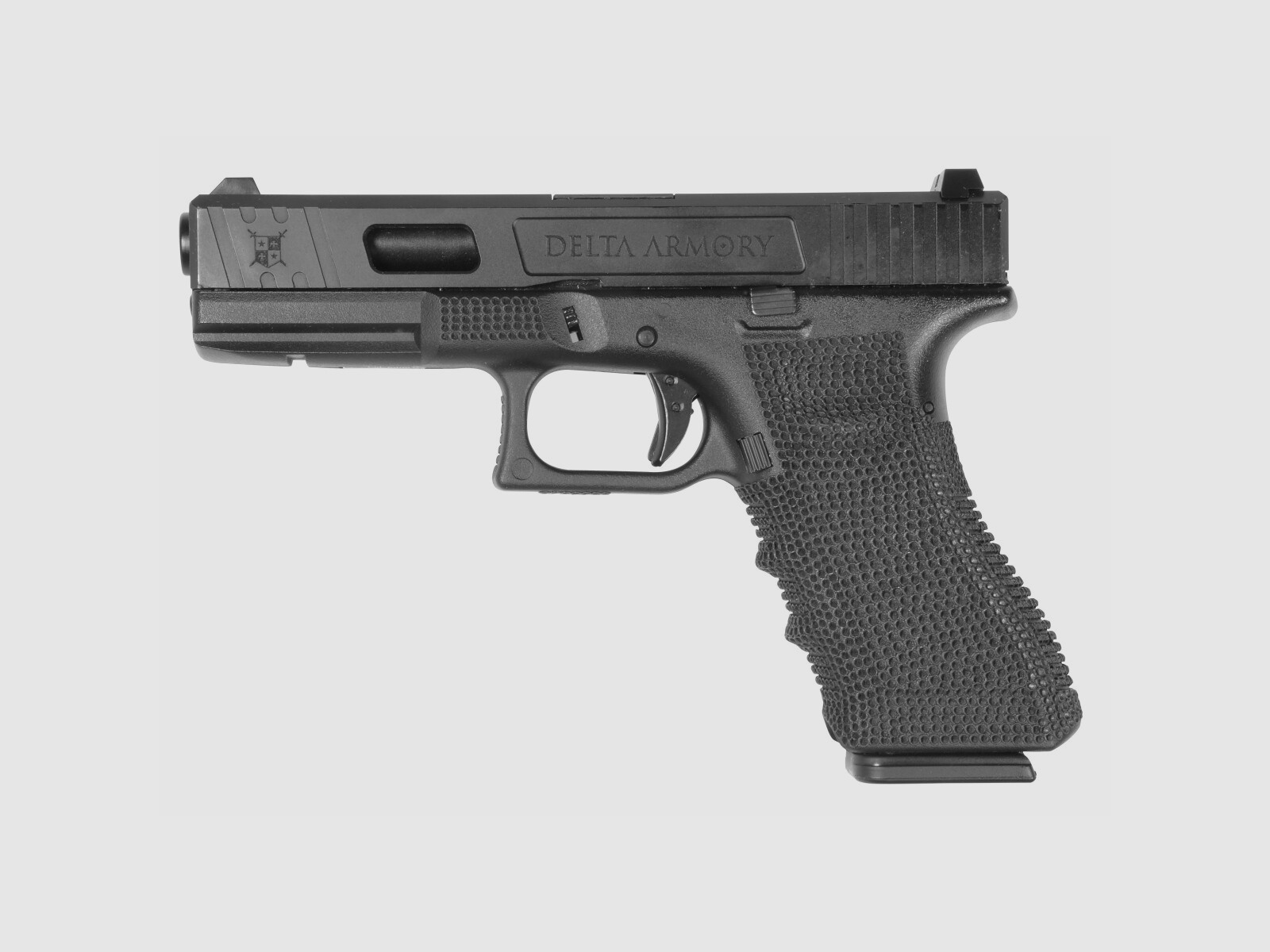 P02 GBB Airsoft Pistole in Schwarz | Delta Armory