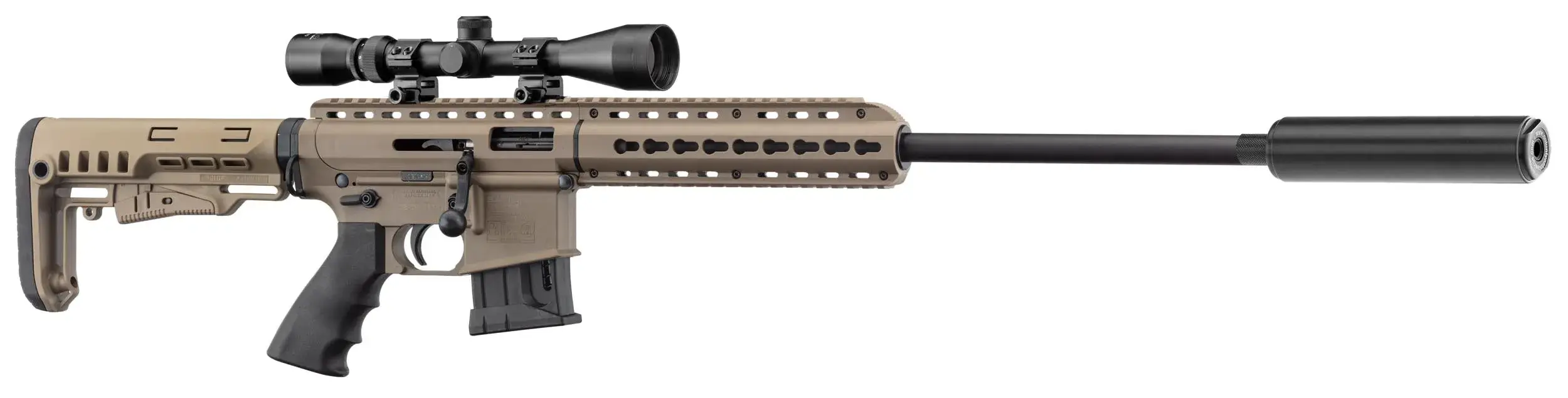 Pack Carabine Pallas Silence BA-15 TAN Calibre 22LR, image 2 sur 2