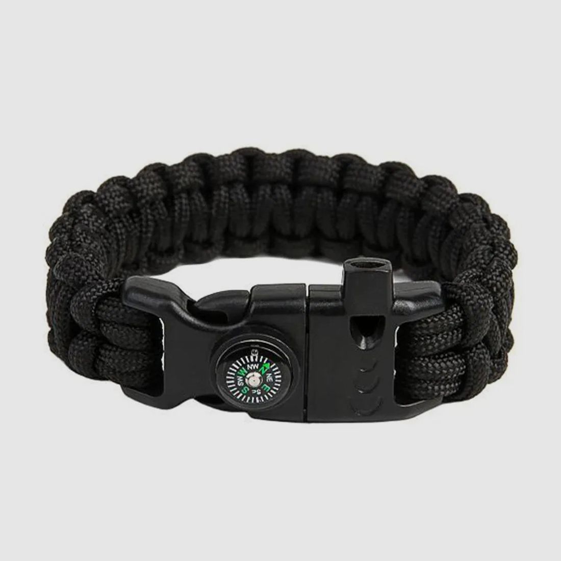 EDCX EDCX Fallschirmleinen-Armband Cobra Survival schwarz