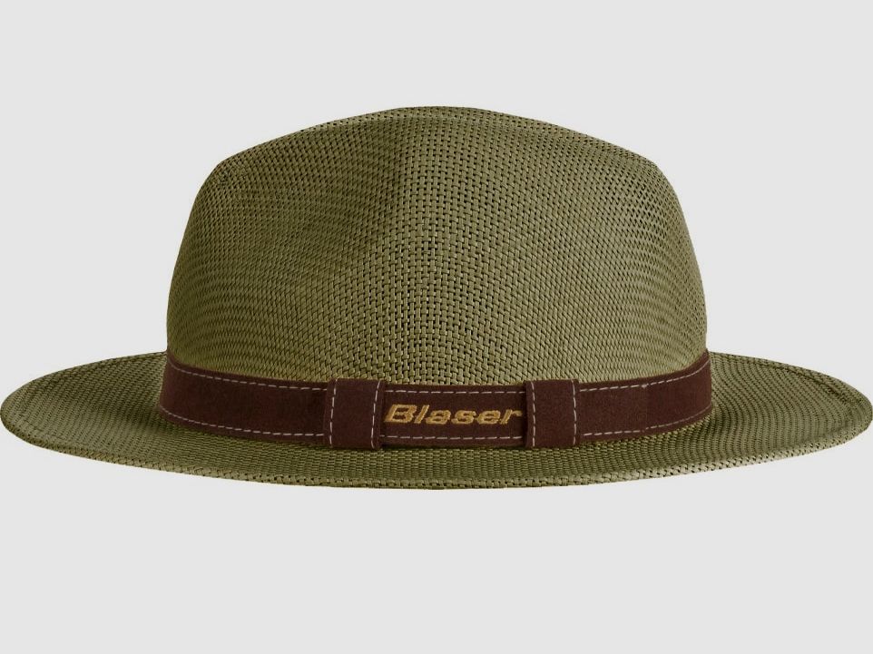 Blaser Stroh Hut Dunkel Oliv