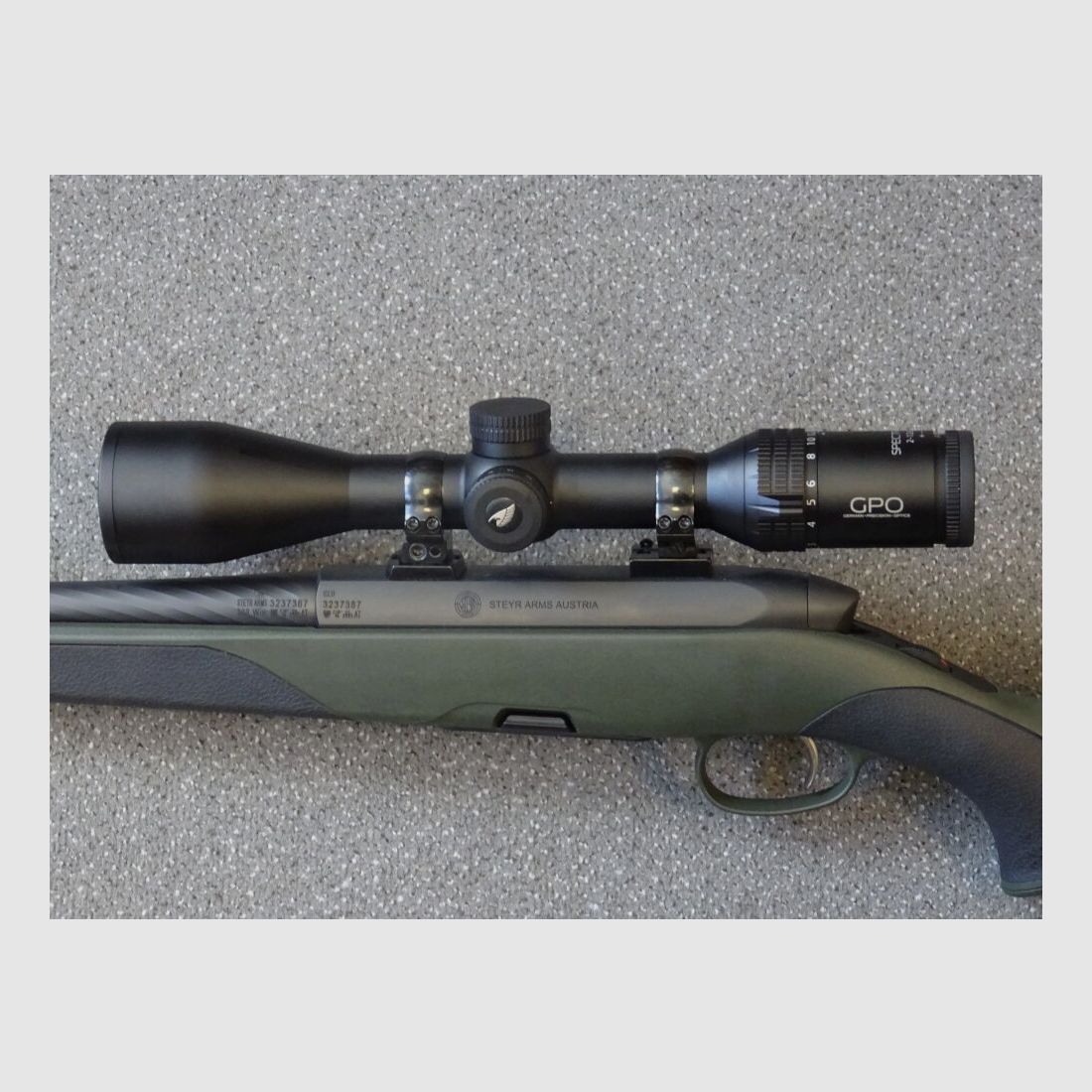 PACCHETTO ALLWETTER KLASSIK STEYR MANNLICHER + GPO CL2 GOISERER + SPECTRA 6x 2-12x50i
