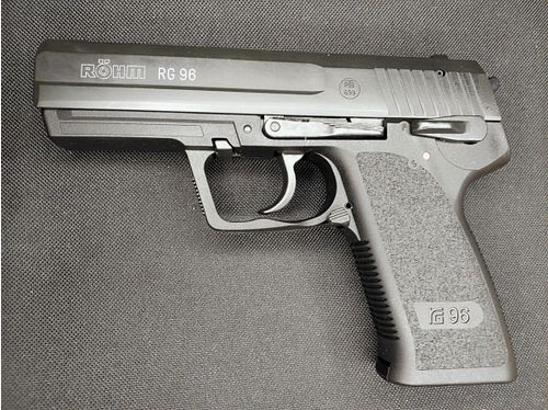 Röhm RG96 / RG 96 Schreckschusspistole 9 mm P.A.K. PTB 699 brüniert