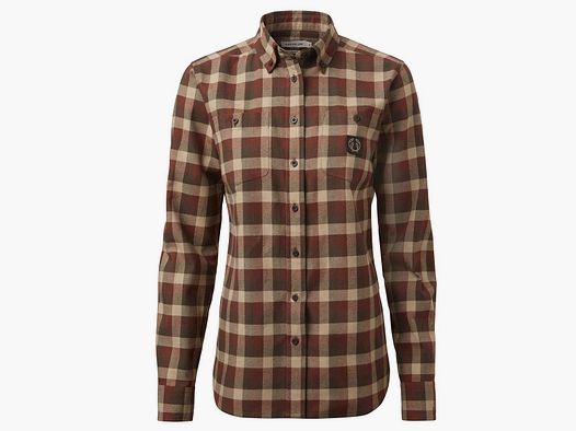 Chevalier Bluse Flannel Heron Holly Green Checked