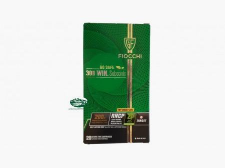 FIOCCHI munizioni cal.308 Win Subsoniche palla RNCP 200 gr