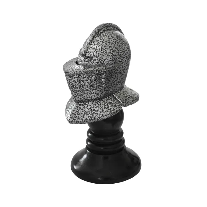 Miniature casque de chevalier sur support