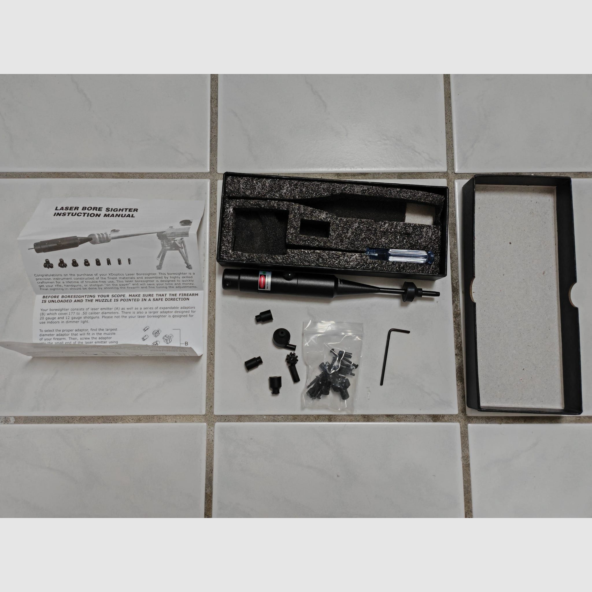 Einschießhilfe Schussprüfer | Grün | Bore Sight Kit