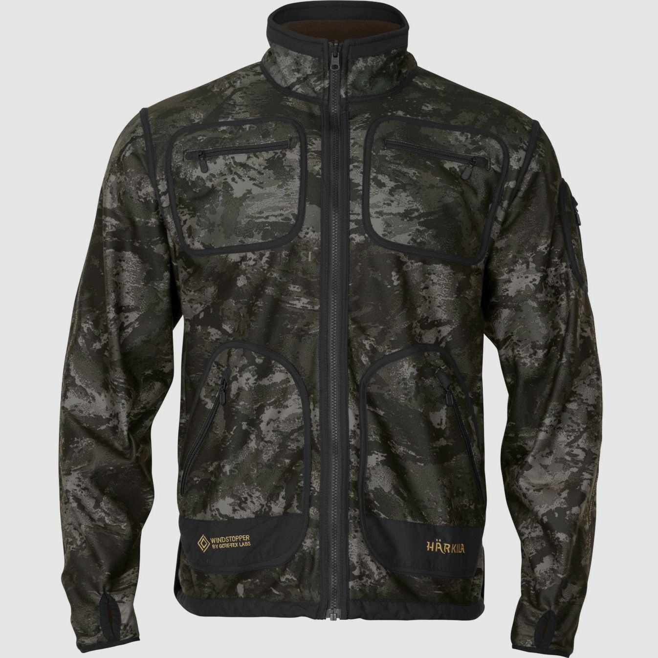 Härkila Wendefleecejacke Kamko Noctyx AXIS MSP® Black/Willow Green